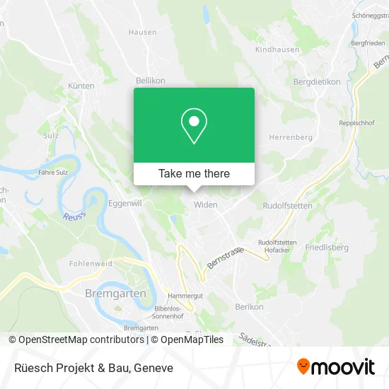 Rüesch Projekt & Bau map