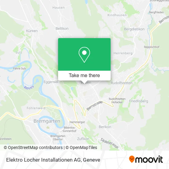 Elektro Locher Installationen AG map