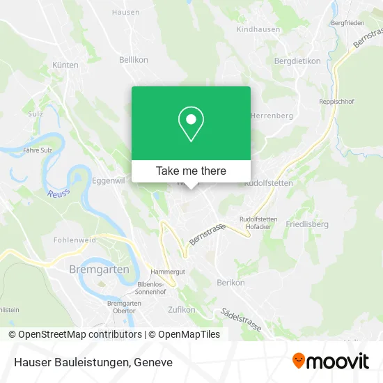 Hauser Bauleistungen map