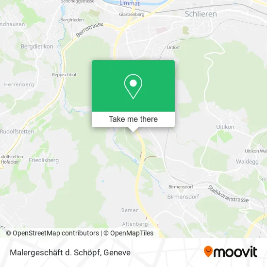 Malergeschäft d. Schöpf map