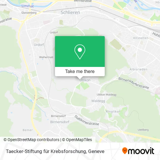 Taecker-Stiftung für Krebsforschung map