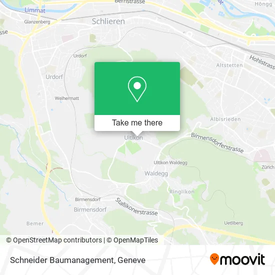 Schneider Baumanagement map