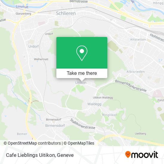 Cafe Lieblings Uitikon map