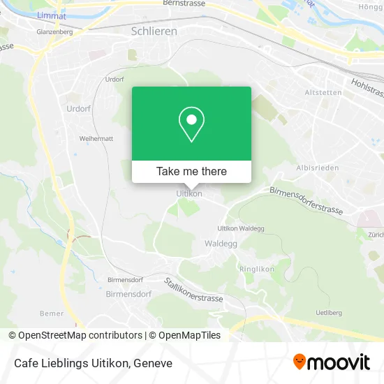 Cafe Lieblings Uitikon map