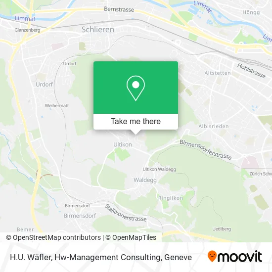H.U. Wäfler, Hw-Management Consulting map