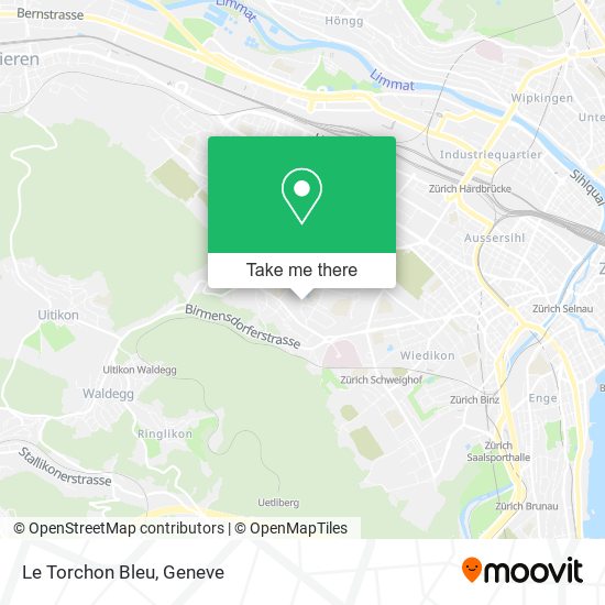 Le Torchon Bleu map