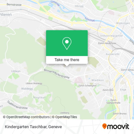 Kindergarten Taschbar map