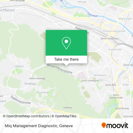 Miq Management Diagnostic map