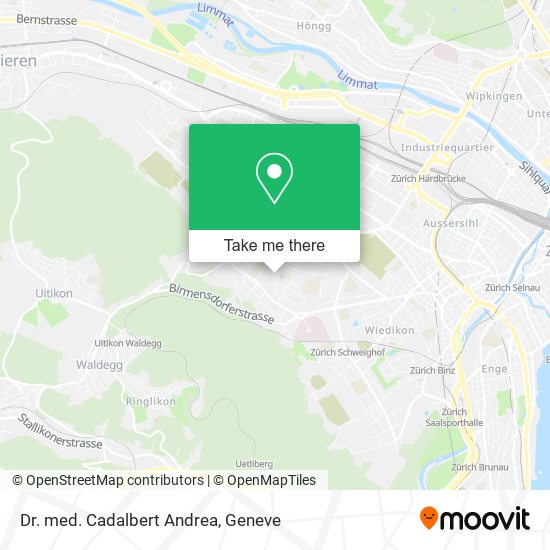 Dr. med. Cadalbert Andrea map