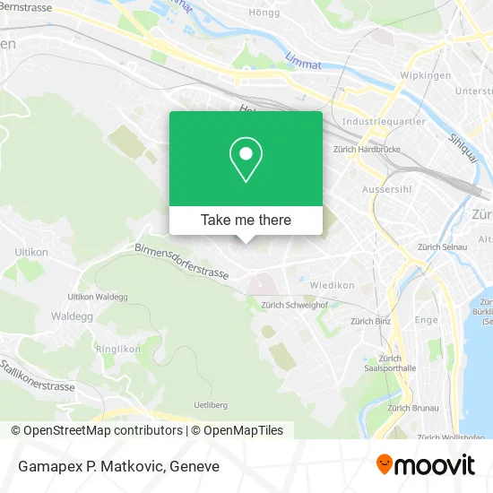 Gamapex P. Matkovic map