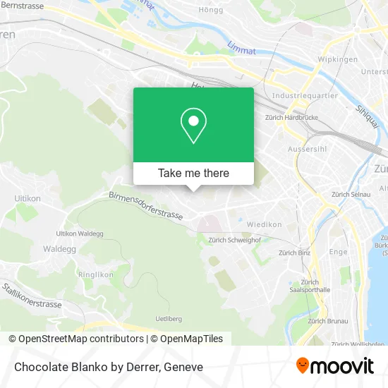 Chocolate Blanko by Derrer map