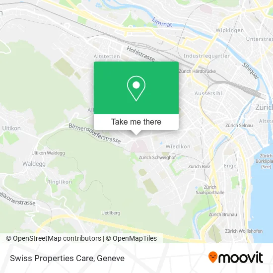 Swiss Properties Care map