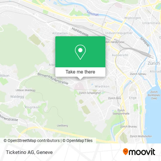 Ticketino AG map