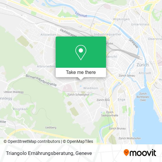 Triangolo Ernährungsberatung map