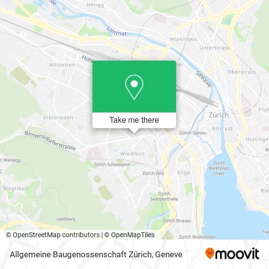 Allgemeine Baugenossenschaft Zürich map