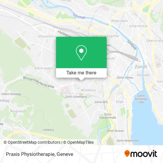 Praxis Physiotherapie map