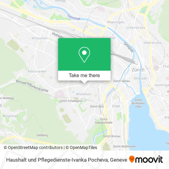 Haushalt und Pflegedienste-Ivanka Pocheva map