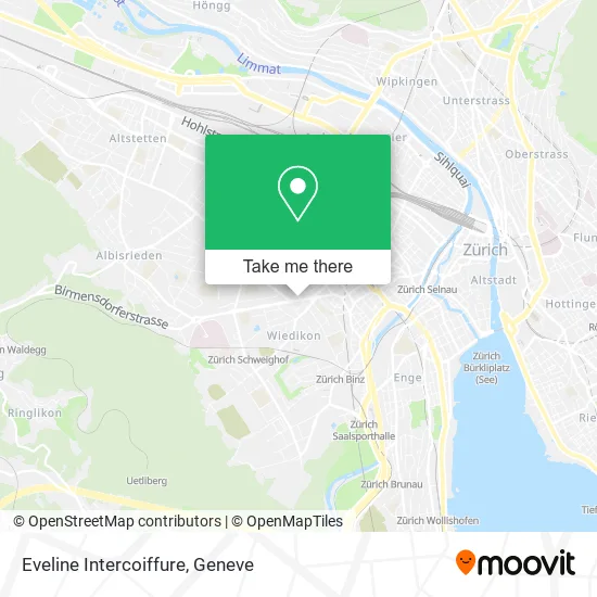Eveline Intercoiffure map