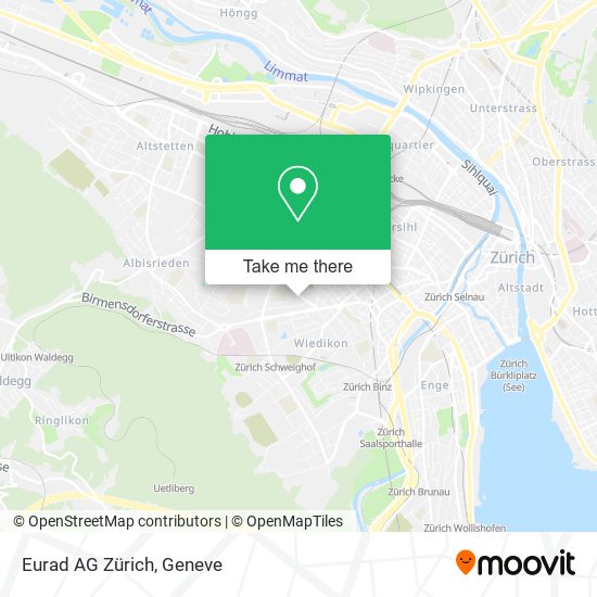 Eurad AG Zürich map