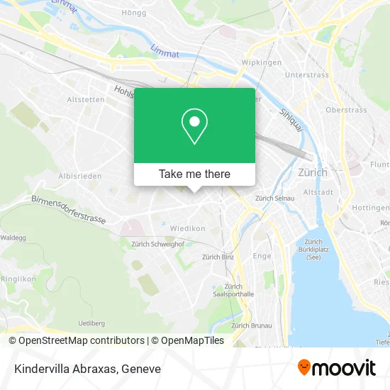 Kindervilla Abraxas map