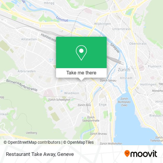 Restaurant Take Away map