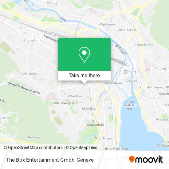The Box Entertainment Gmbh map