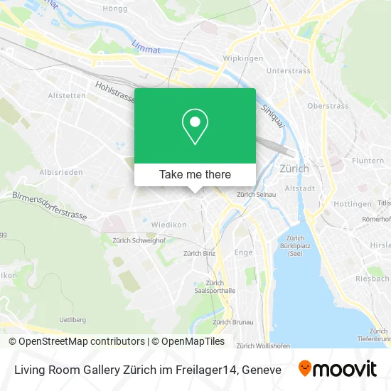 Living Room Gallery Zürich im Freilager14 map