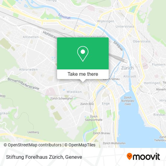 Stiftung Forelhaus Zürich map