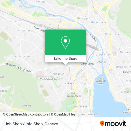 Job Shop / Info Shop map