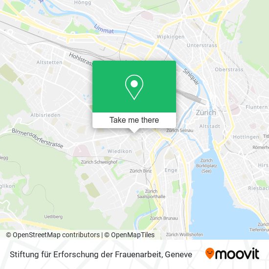 Stiftung für Erforschung der Frauenarbeit map