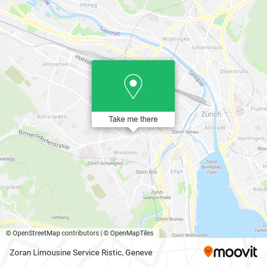 Zoran Limousine Service Ristic map