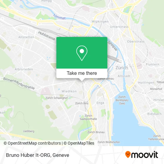 Bruno Huber It-ORG map