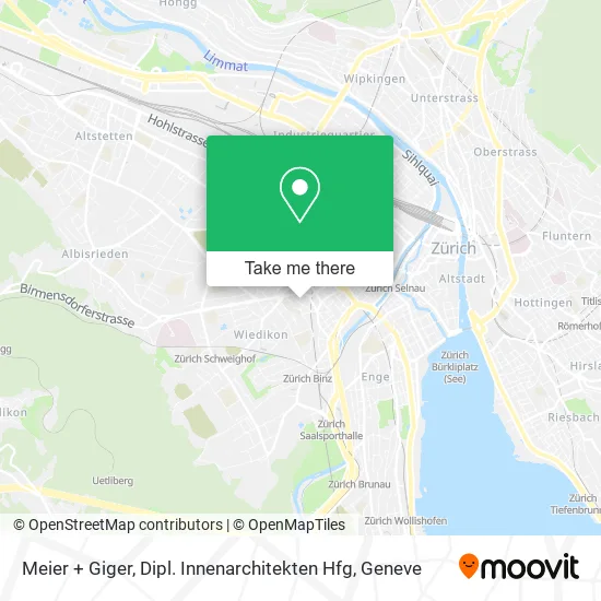 Meier + Giger, Dipl. Innenarchitekten Hfg map