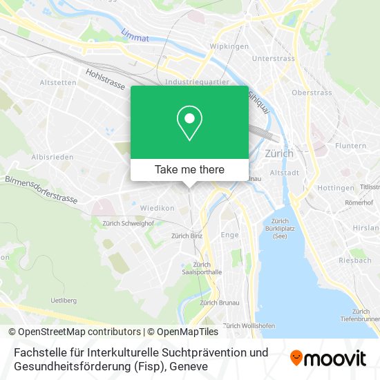 Fachstelle für Interkulturelle Suchtprävention und Gesundheitsförderung (Fisp) map