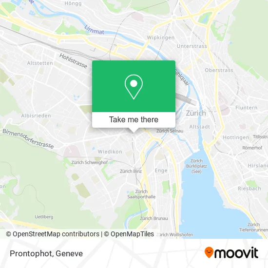 Prontophot map