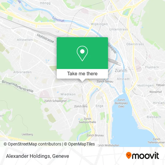 Alexander Holdings map