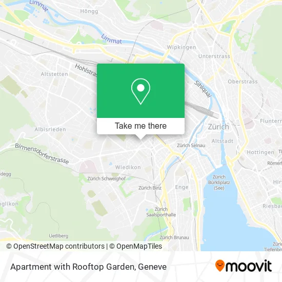 Apartment with Rooftop Garden map