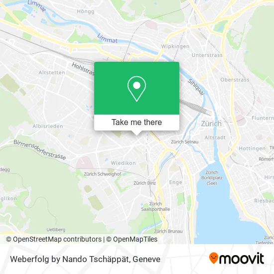 Weberfolg by Nando Tschäppät map