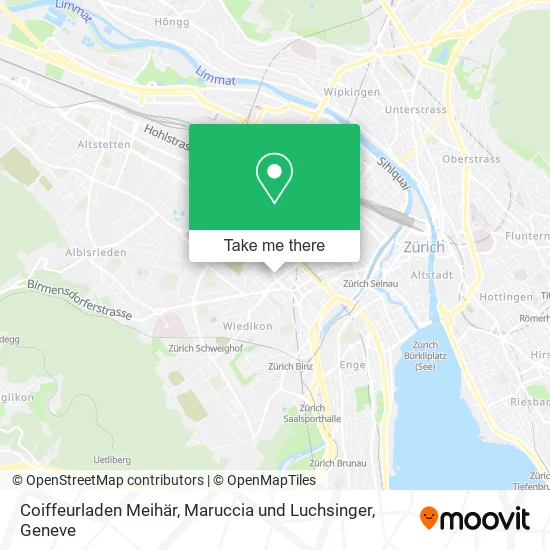 Coiffeurladen Meihär, Maruccia und Luchsinger map