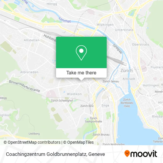 Coachingzentrum Goldbrunnenplatz map