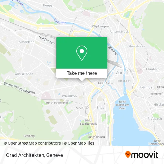 Orad Architekten map