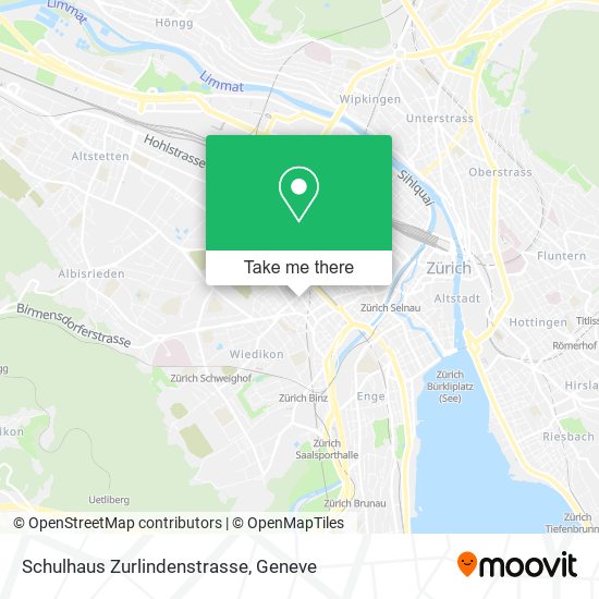 Schulhaus Zurlindenstrasse map