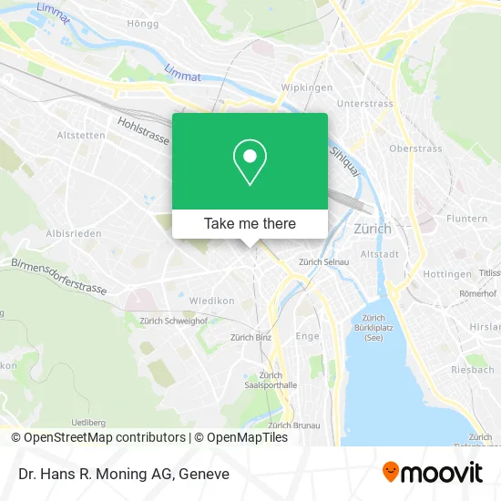 Dr. Hans R. Moning AG map
