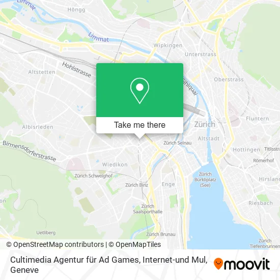 Cultimedia Agentur für Ad Games, Internet-und Mul map