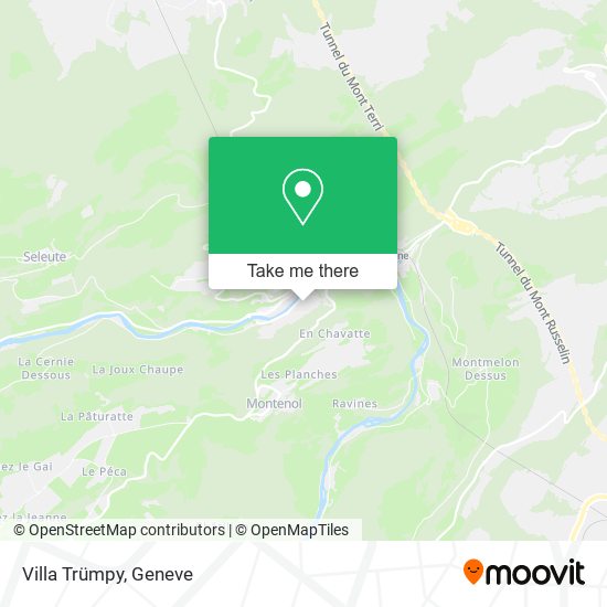 Villa Trümpy map