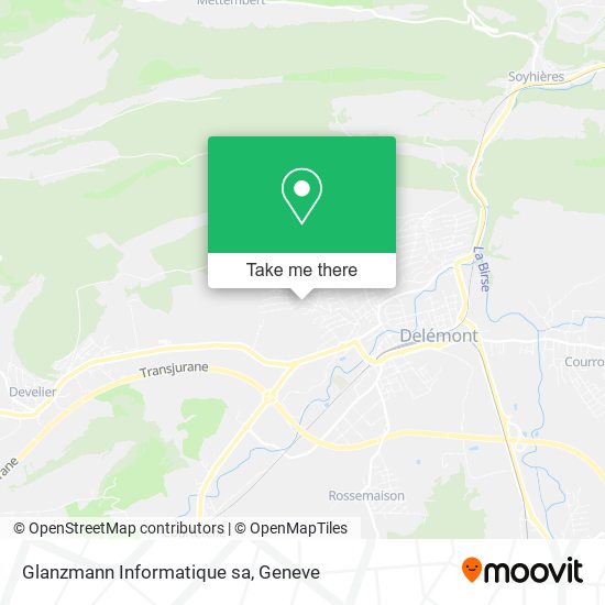 Glanzmann Informatique sa map