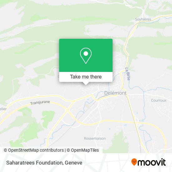 Saharatrees Foundation map
