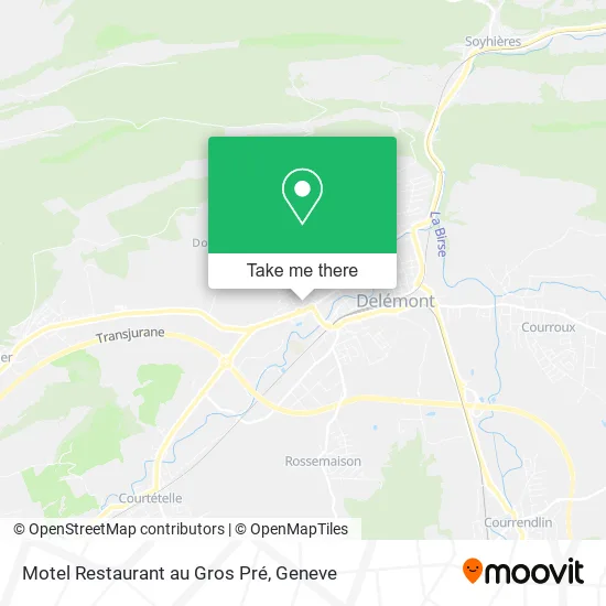 Motel Restaurant au Gros Pré map