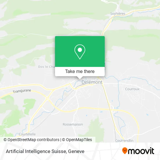 Artificial Intelligence Suisse map