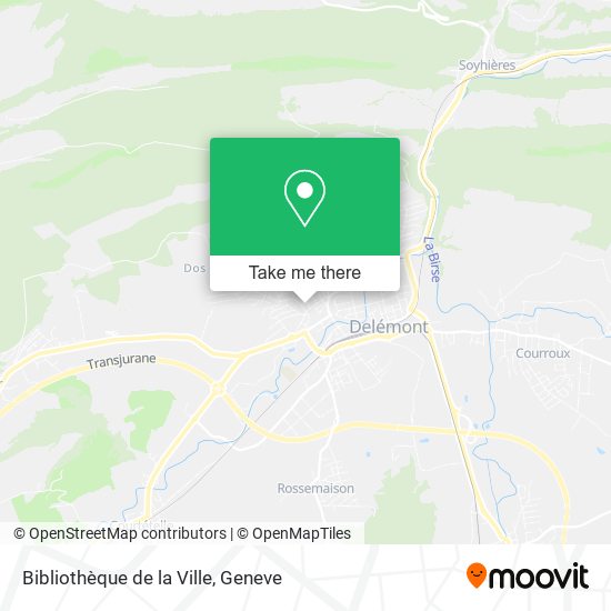 Bibliothèque de la Ville map